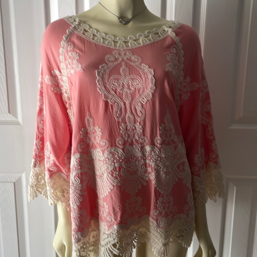 Leo & Nicole Bohemian Blouse 1X